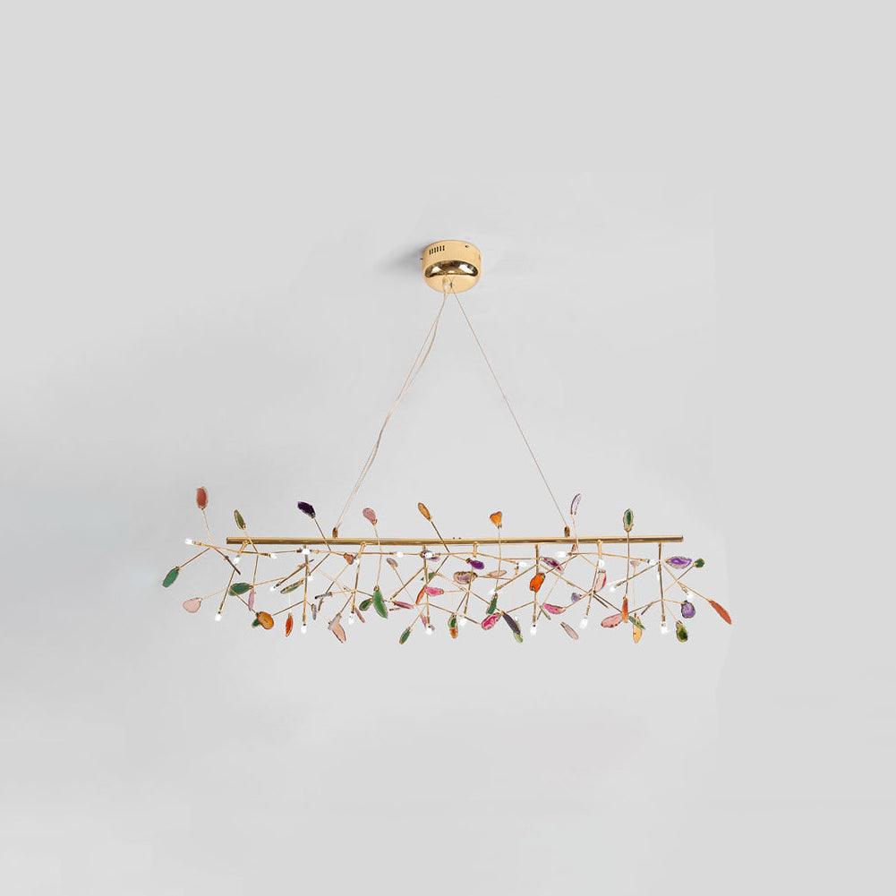 Agate Chandelier Colorful Branching - Neutralighting
