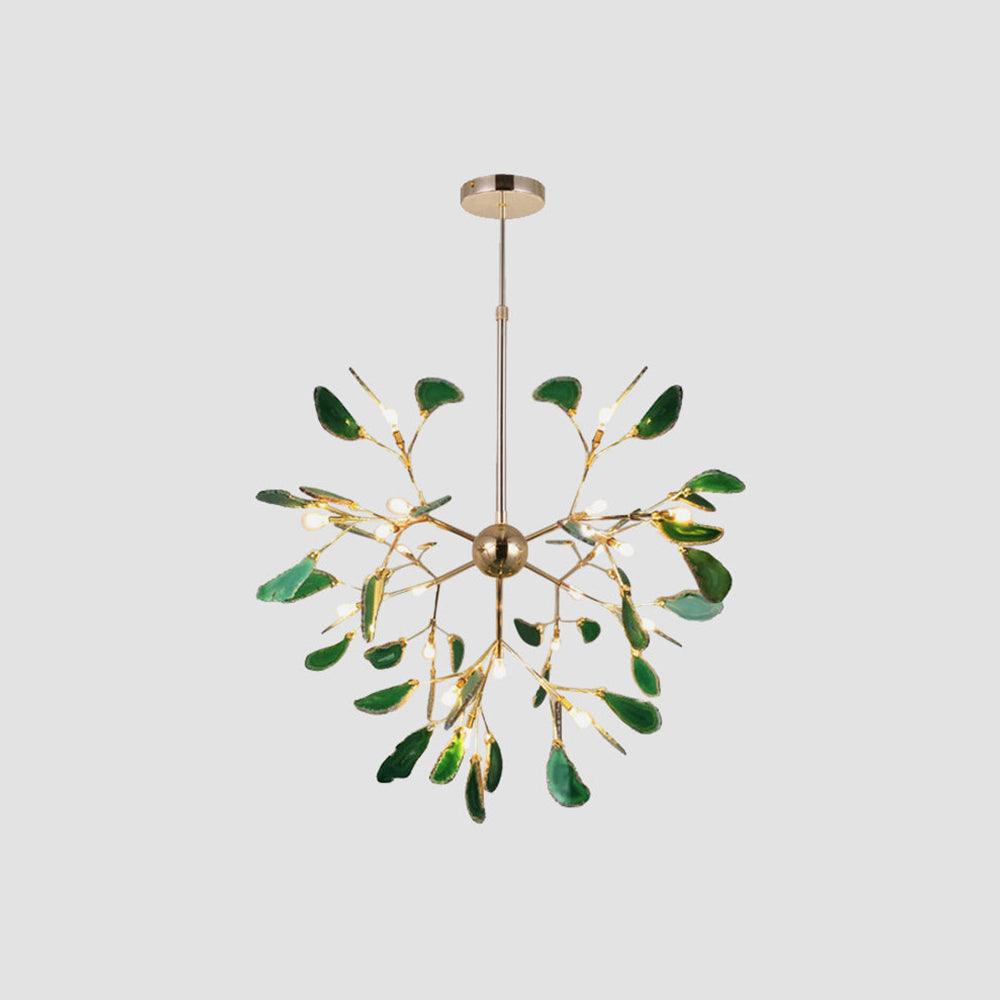Agate Chandelier Colorful Branching - Neutralighting