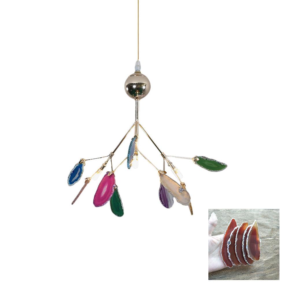 Agate Chandelier Colorful Branching - Neutralighting
