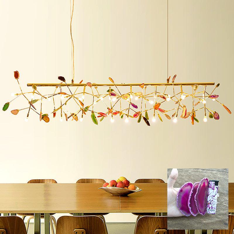 Agate Chandelier Colorful Branching - Neutralighting