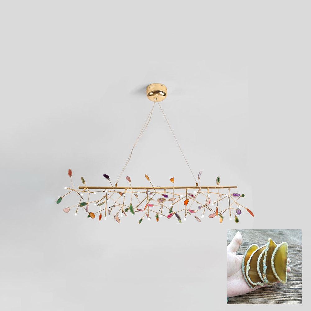Agate Chandelier Colorful Branching - Neutralighting
