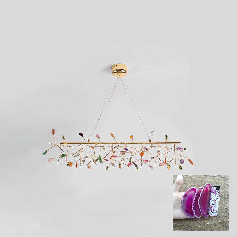 Agate Chandelier Colorful Branching - Neutralighting