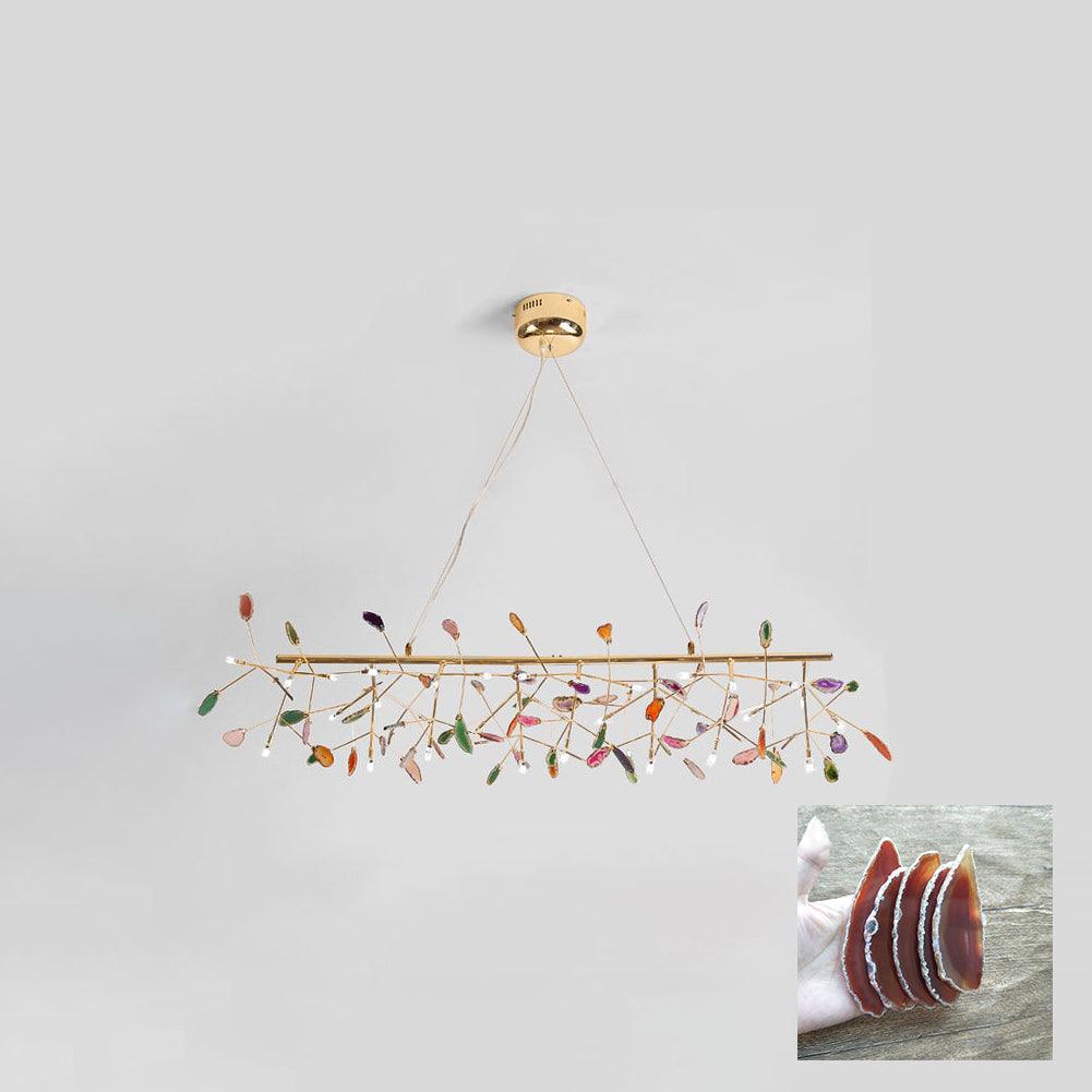 Agate Chandelier Colorful Branching - Neutralighting