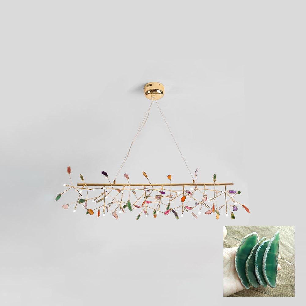 Agate Chandelier Colorful Branching - Neutralighting