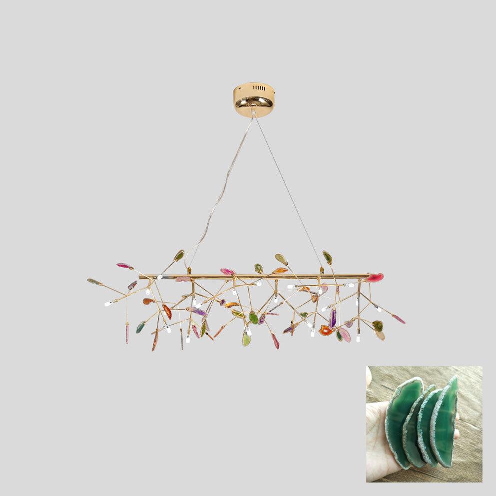 Agate Chandelier Colorful Branching - Neutralighting