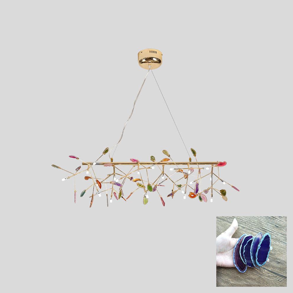 Agate Chandelier Colorful Branching - Neutralighting