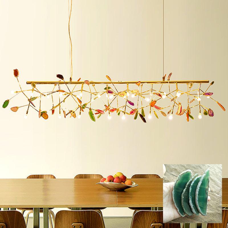 Agate Chandelier Colorful Branching - Neutralighting