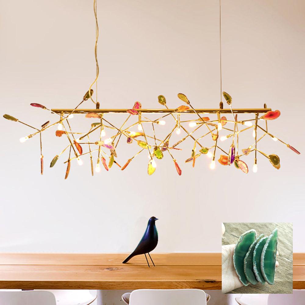Agate Chandelier Colorful Branching - Neutralighting