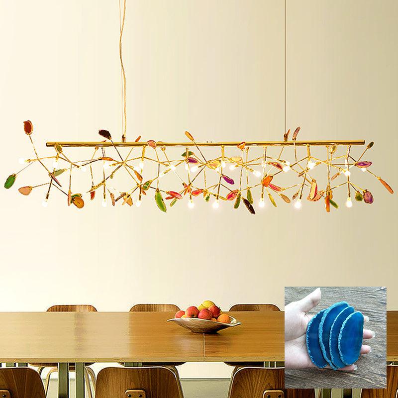 Agate Chandelier Colorful Branching - Neutralighting