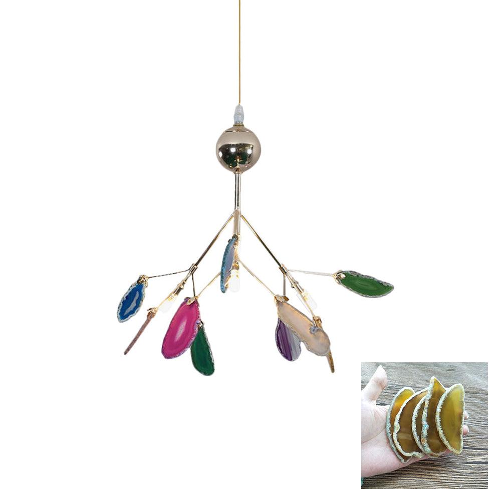 Agate Chandelier Colorful Branching - Neutralighting
