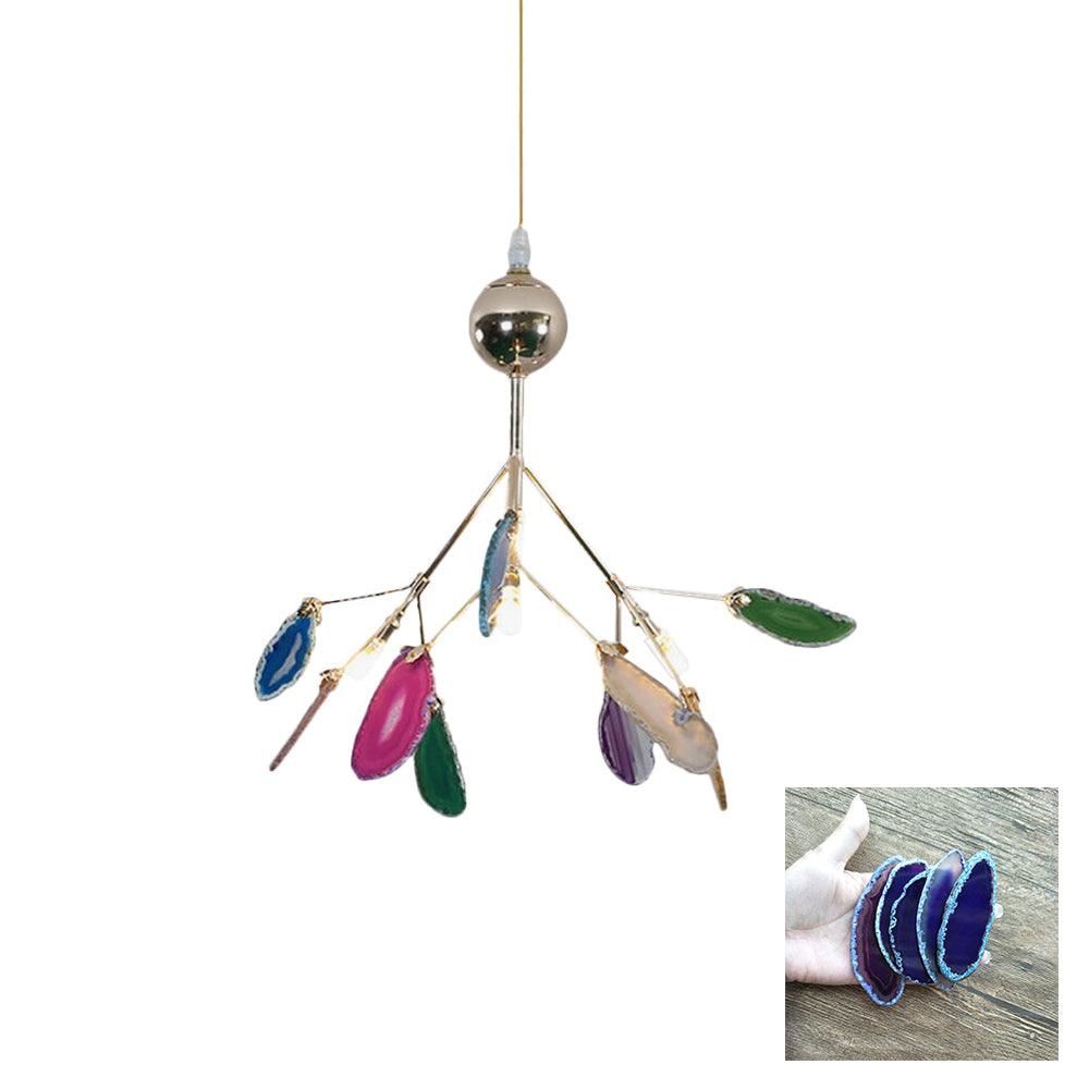 Agate Chandelier Colorful Branching - Neutralighting
