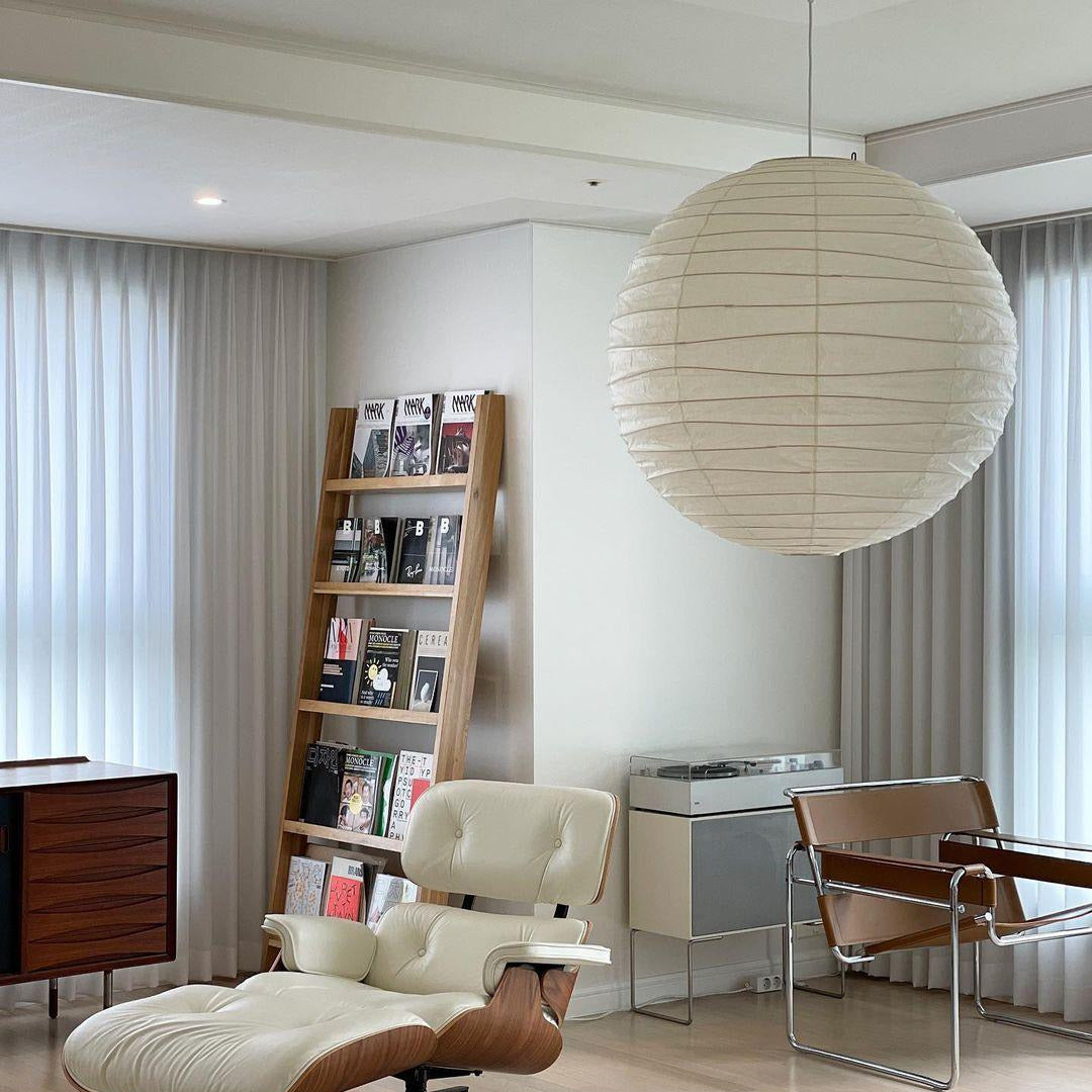 Luna Pendant Light Japanese Paper Globe - Neutralighting