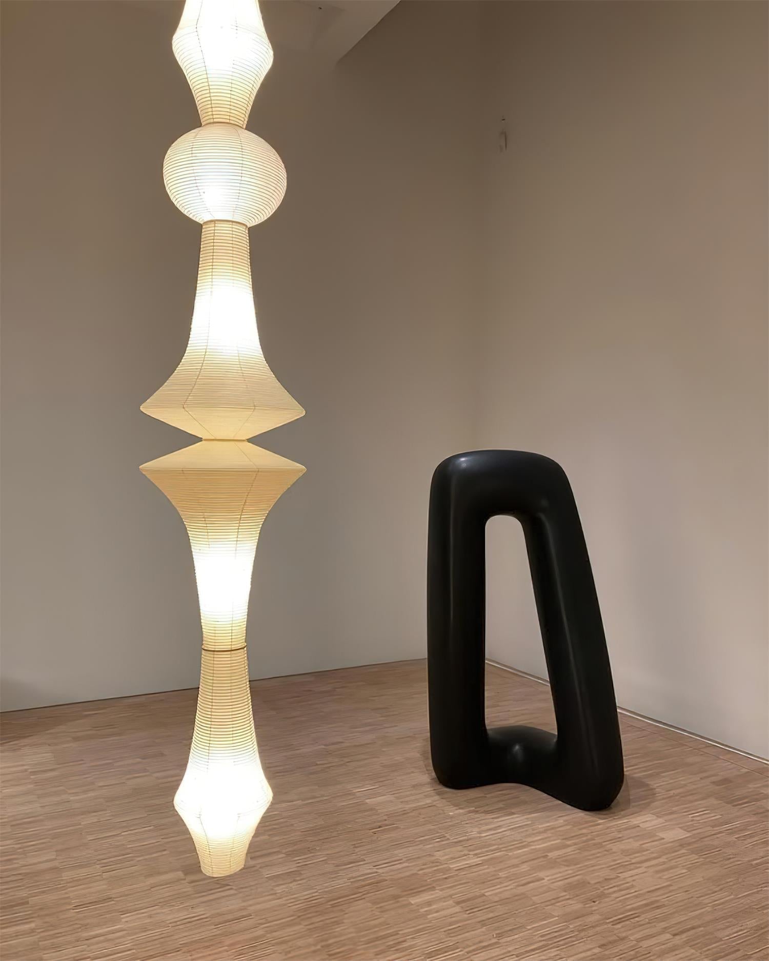 Zyora Sculptural Paper Pendant Lamp - Neutralighting