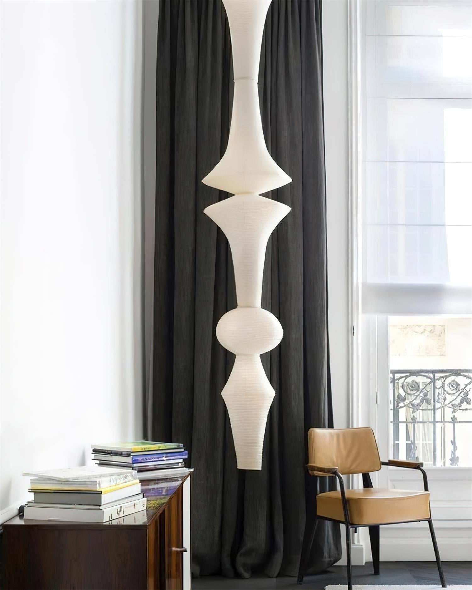 Zyora Sculptural Paper Pendant Lamp - Neutralighting