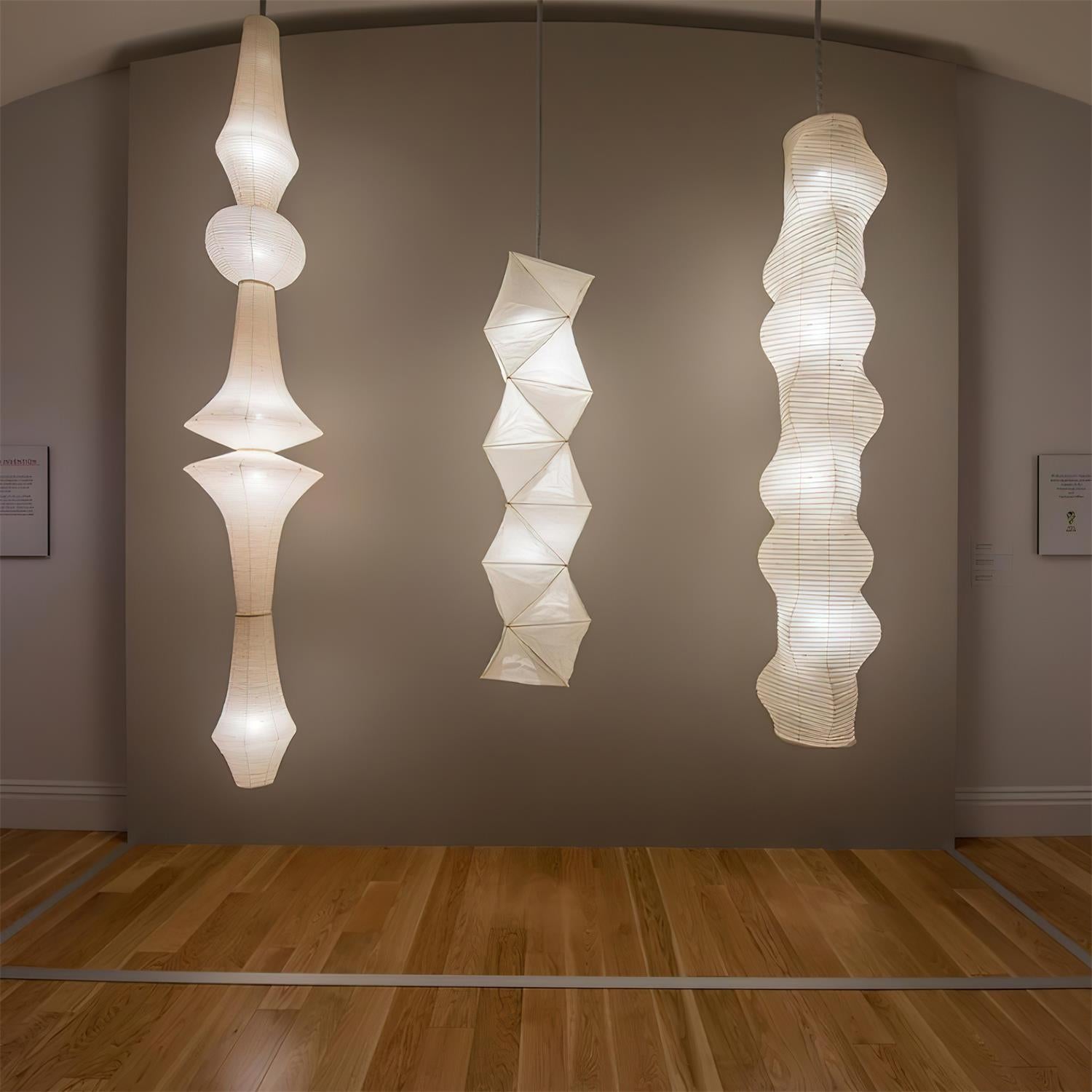Zyora Sculptural Paper Pendant Lamp - Neutralighting