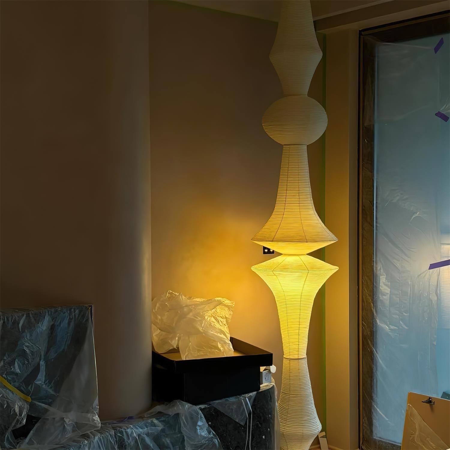 Zyora Sculptural Paper Pendant Lamp - Neutralighting