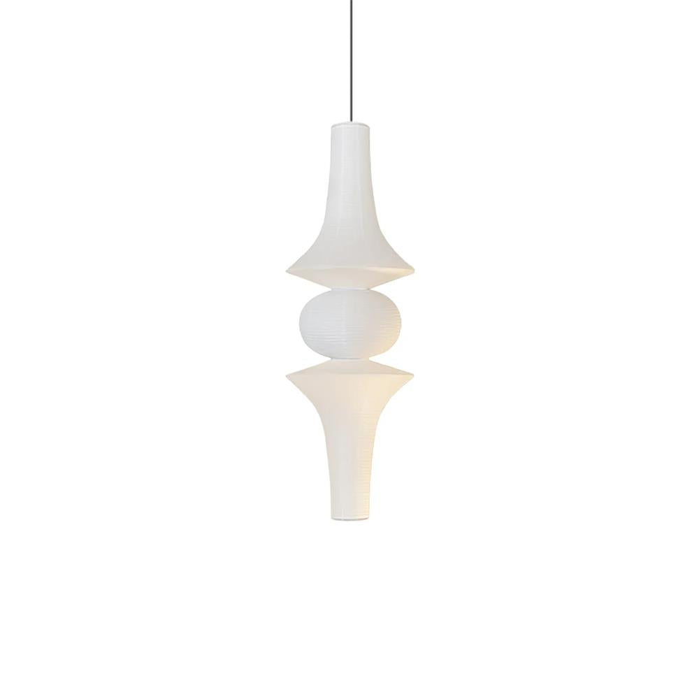 Zyora Sculptural Paper Pendant Lamp - Neutralighting