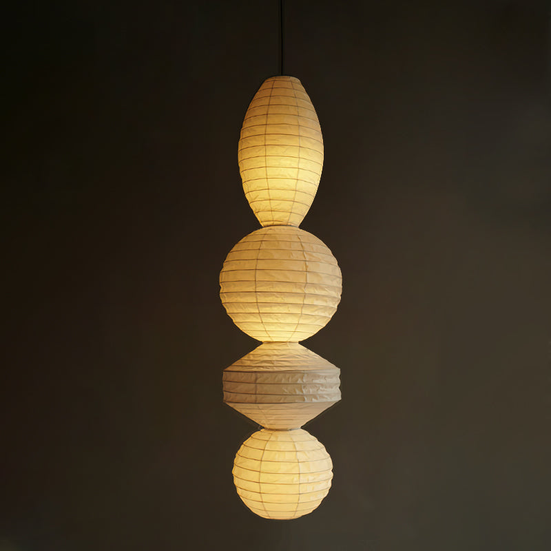 Nami Pendant Light Paper Lantern Wabi-sabi - Neutralighting