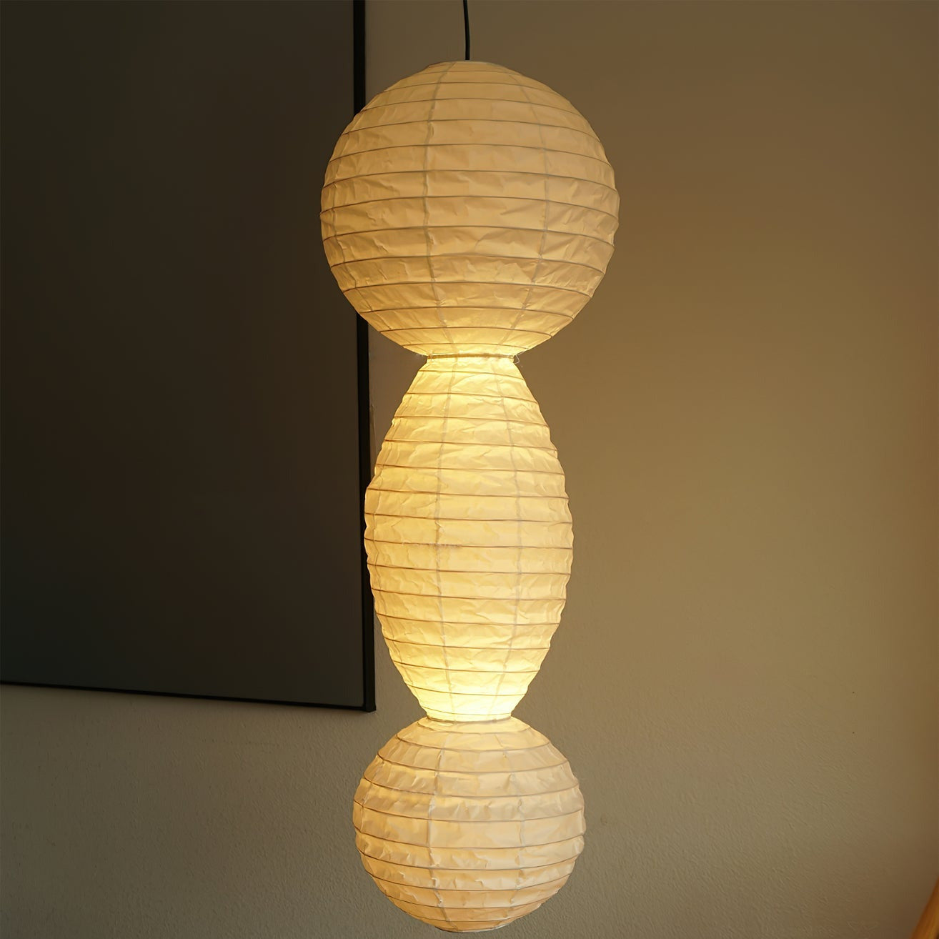 Nami Pendant Light Paper Lantern Wabi-sabi - Neutralighting
