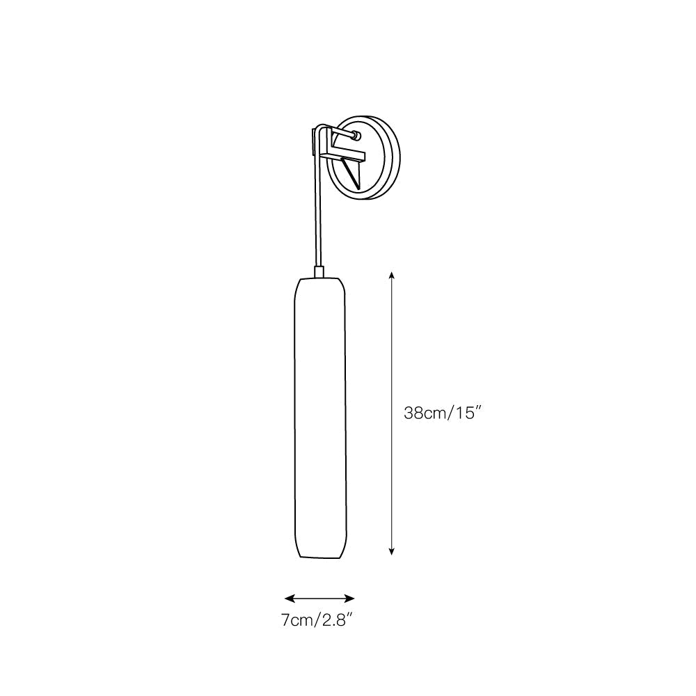 Alabaster Individual Creativity Flute Wall Lamp - Neutralighting