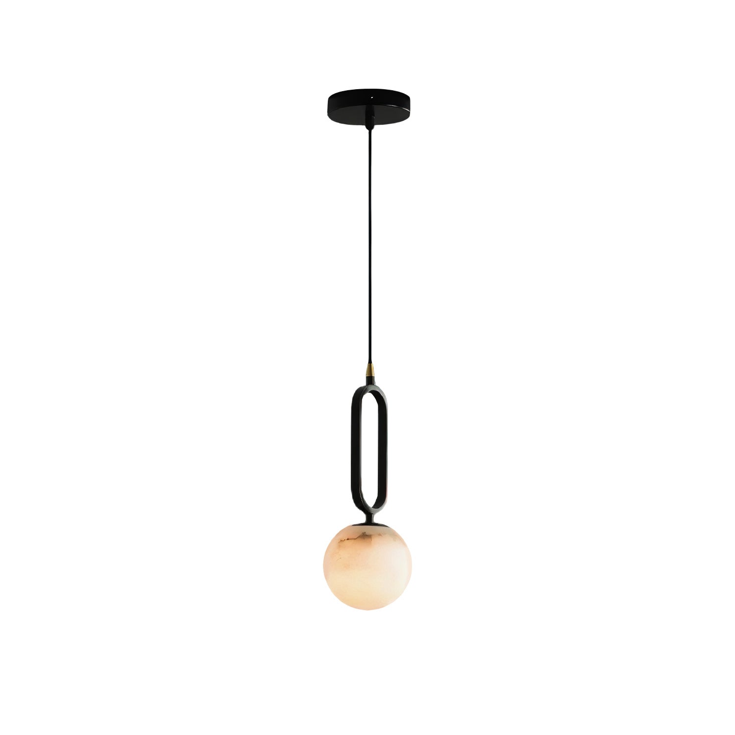 Gloruvyd Minimalist Ball Alabaster Pendant Light - Neutralighting