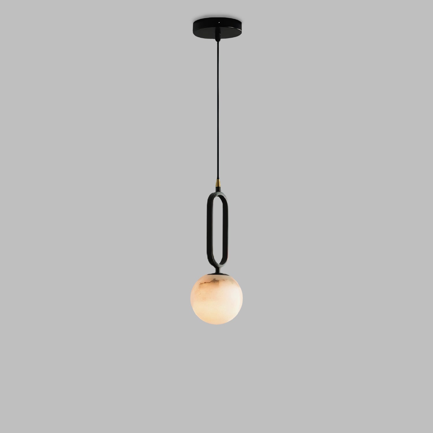 Gloruvyd Minimalist Ball Alabaster Pendant Light - Neutralighting