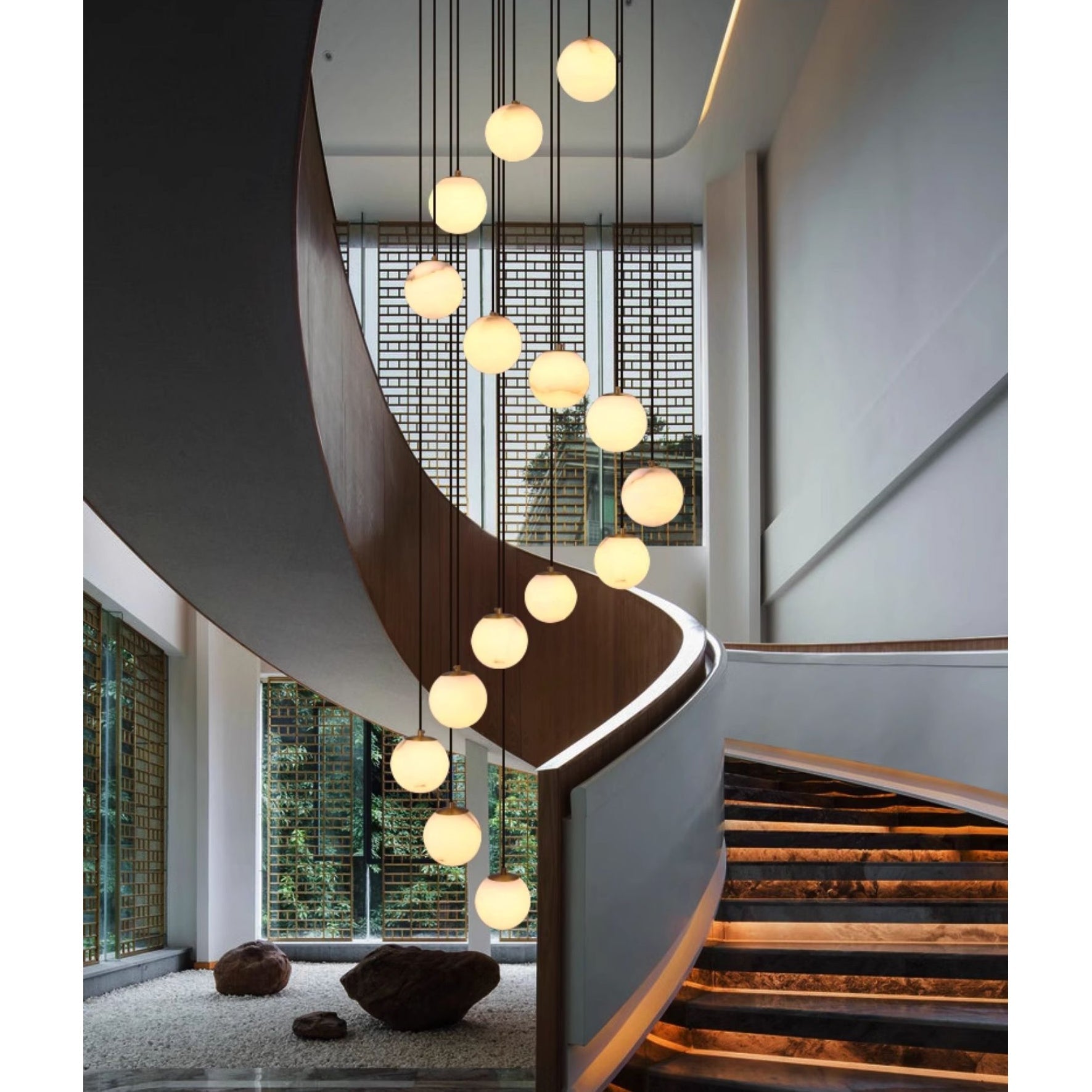 Alabaster Chandelier Balls Cluster - Neutralighting