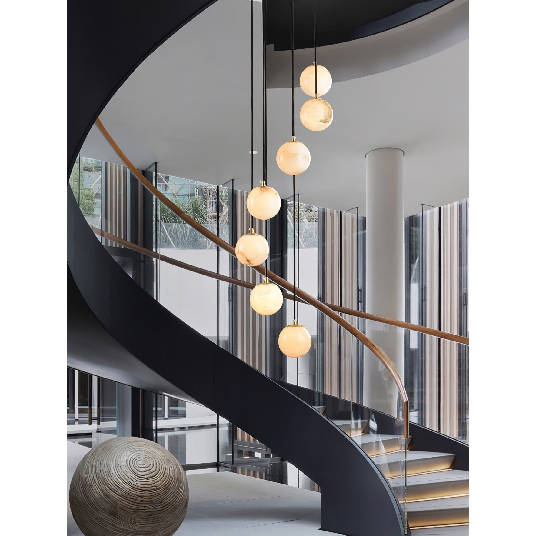 Alabaster Chandelier Balls Cluster - Neutralighting