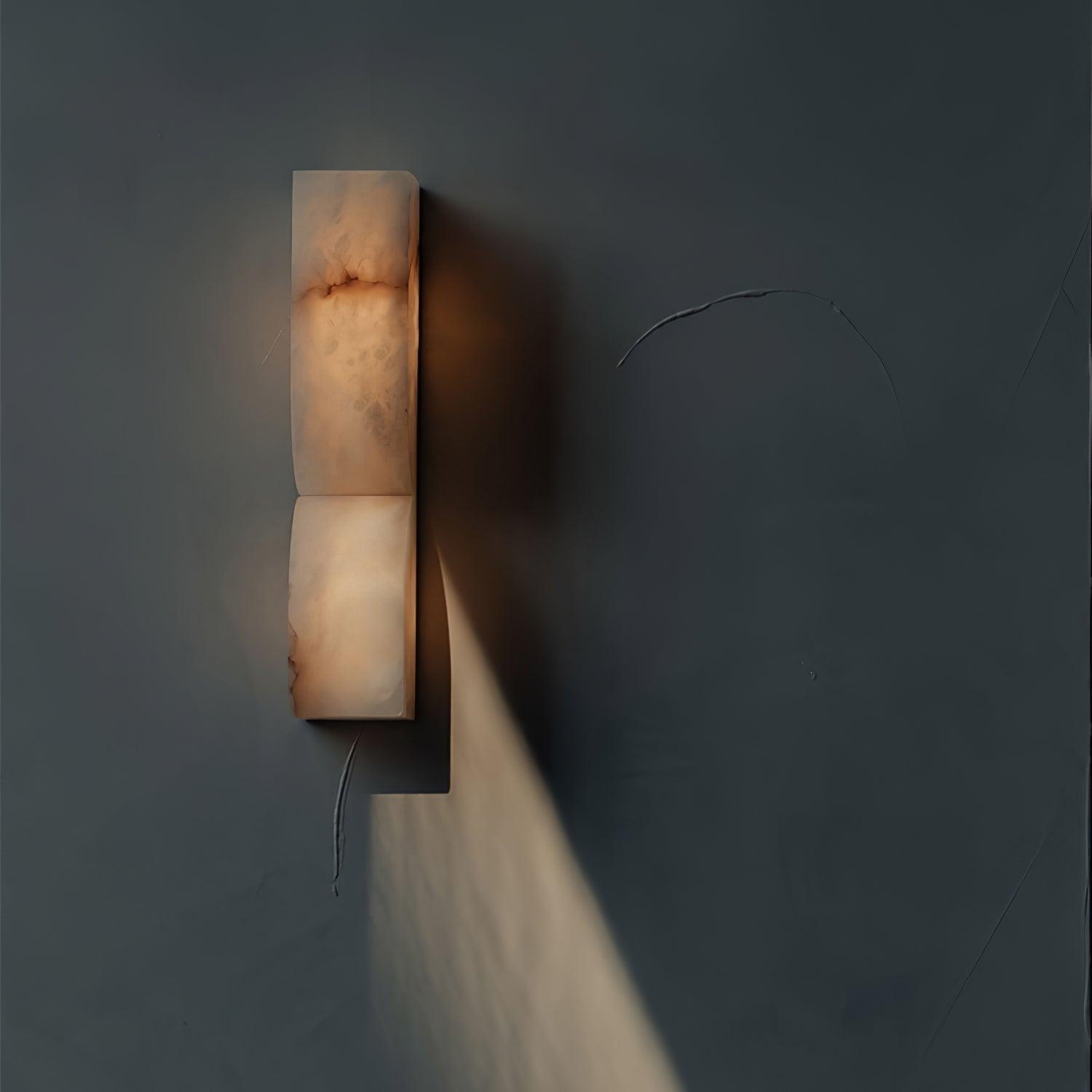 Lunaris Alabaster Rectangular Wall Lamp - Neutralighting