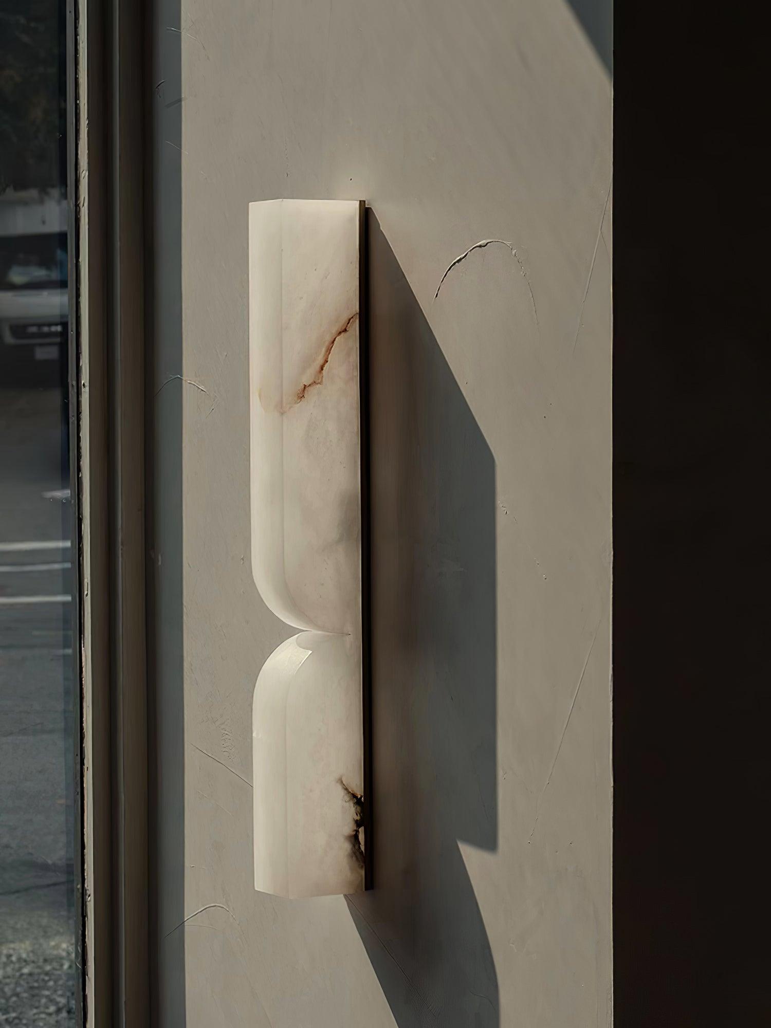 Lunaris Alabaster Rectangular Wall Lamp - Neutralighting