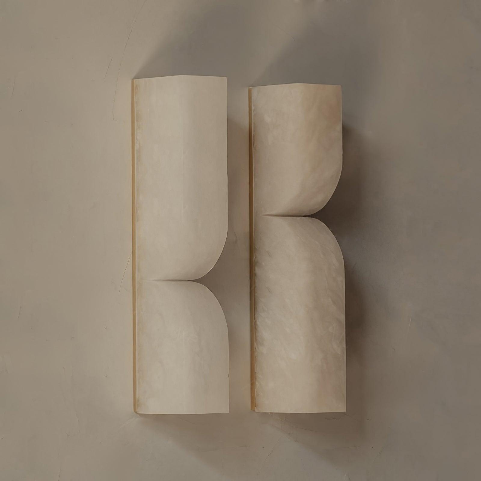Lunaris Alabaster Rectangular Wall Lamp - Neutralighting