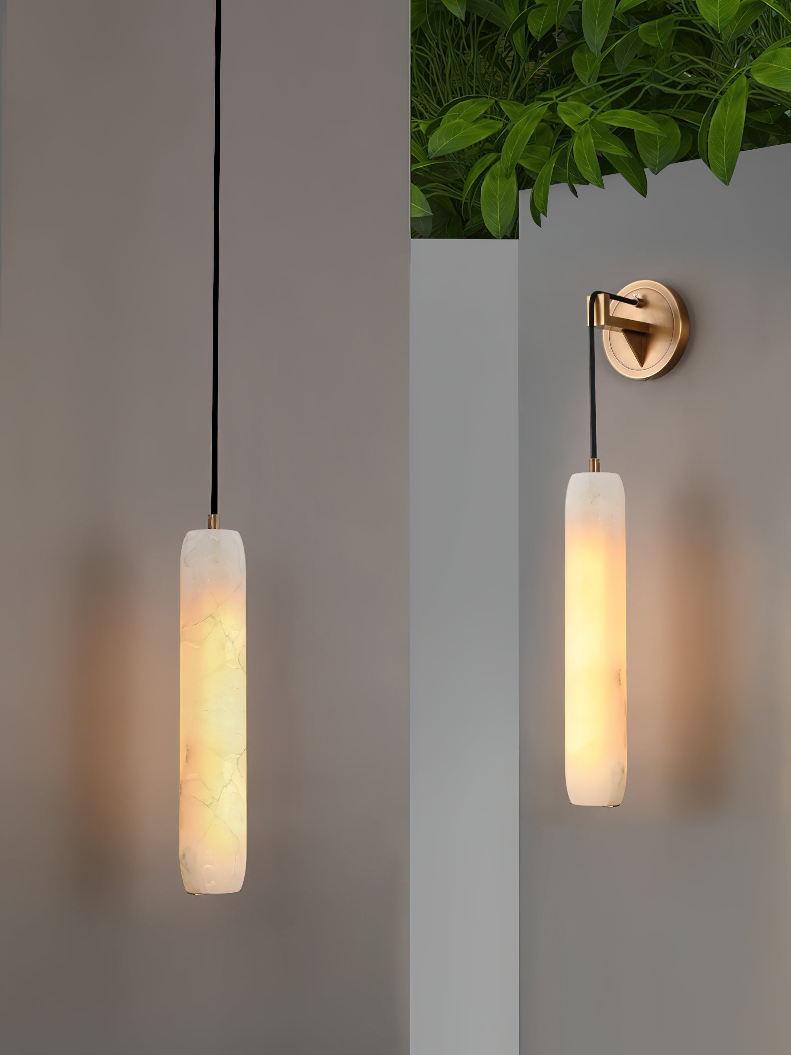 Alabaster Individual Creativity Flute Wall Lamp - Neutralighting