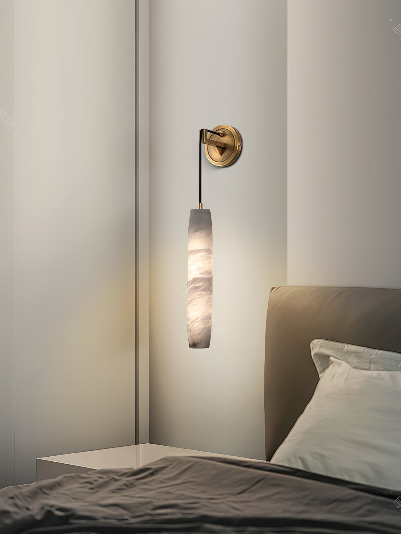 Alabaster Individual Creativity Flute Wall Lamp - Neutralighting