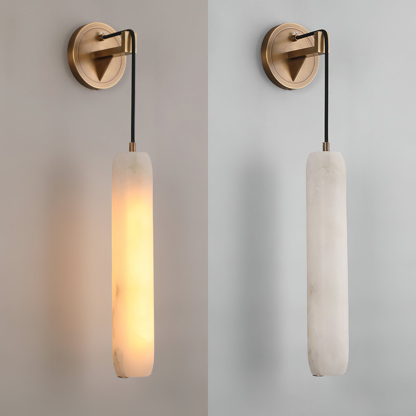Alabaster Individual Creativity Flute Wall Lamp - Neutralighting