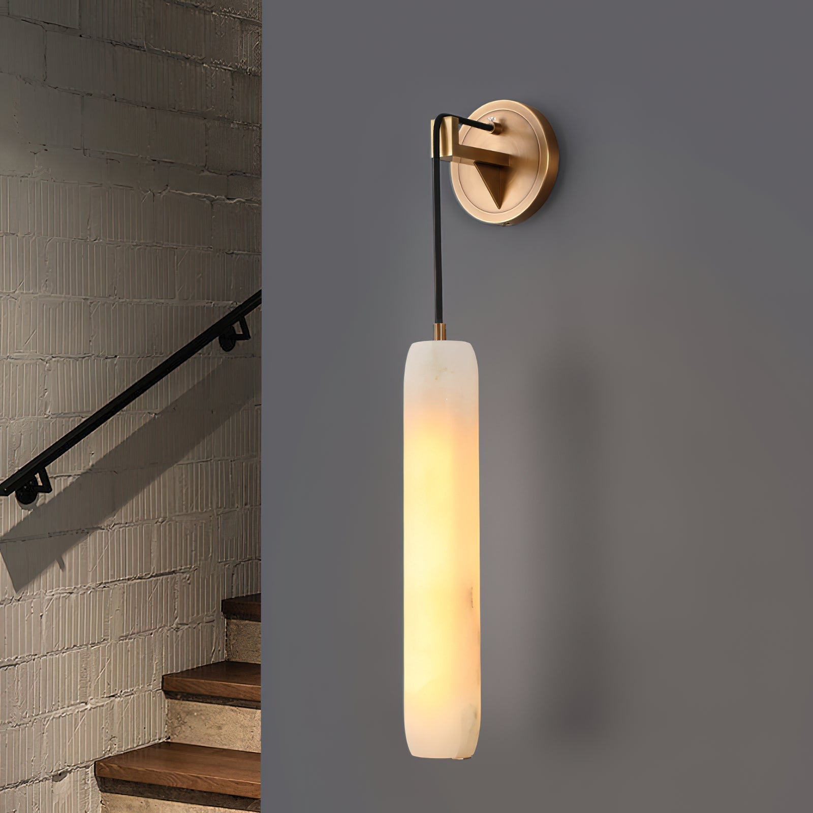 Alabaster Individual Creativity Flute Wall Lamp - Neutralighting