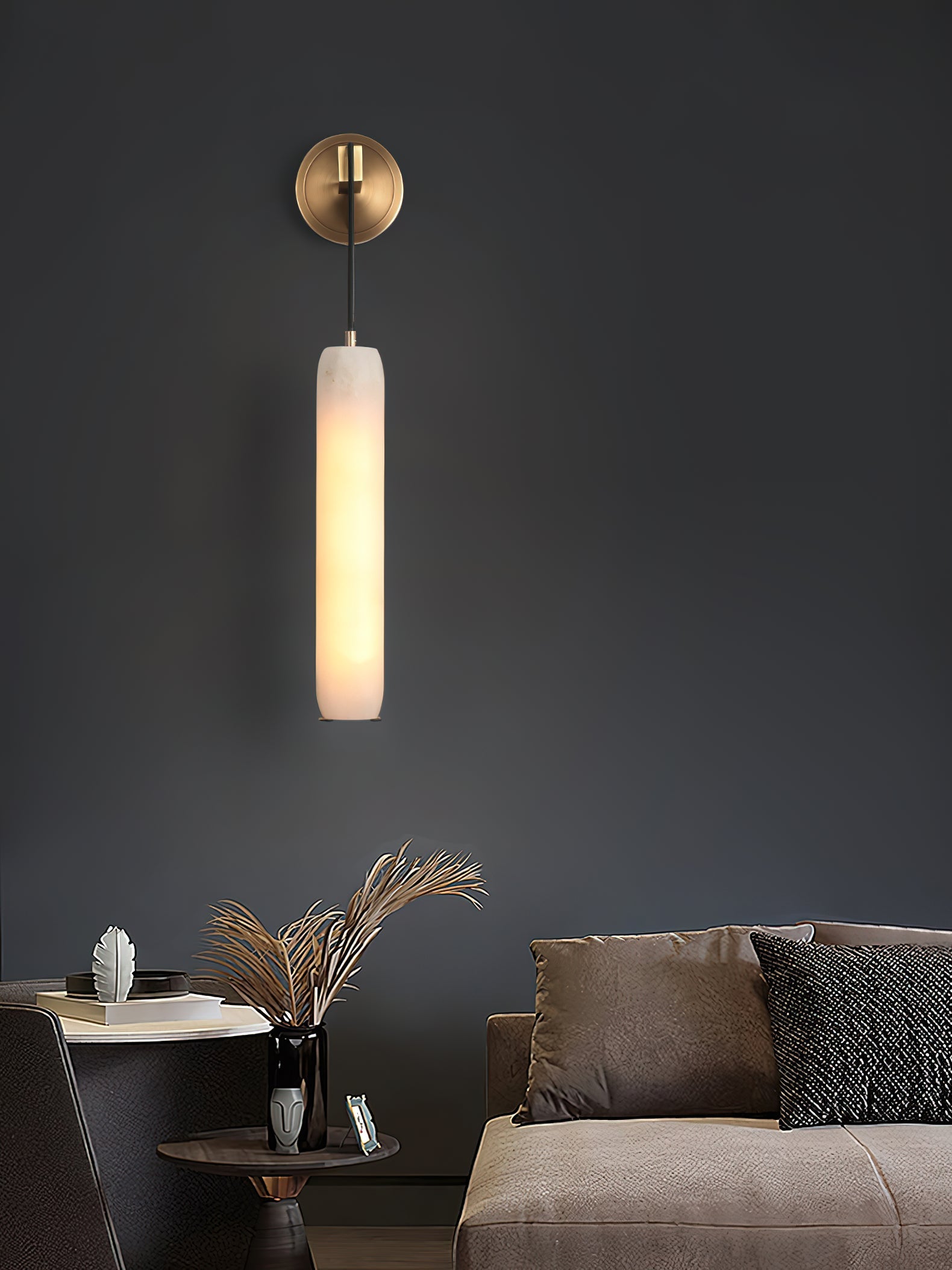 Alabaster Individual Creativity Flute Wall Lamp - Neutralighting