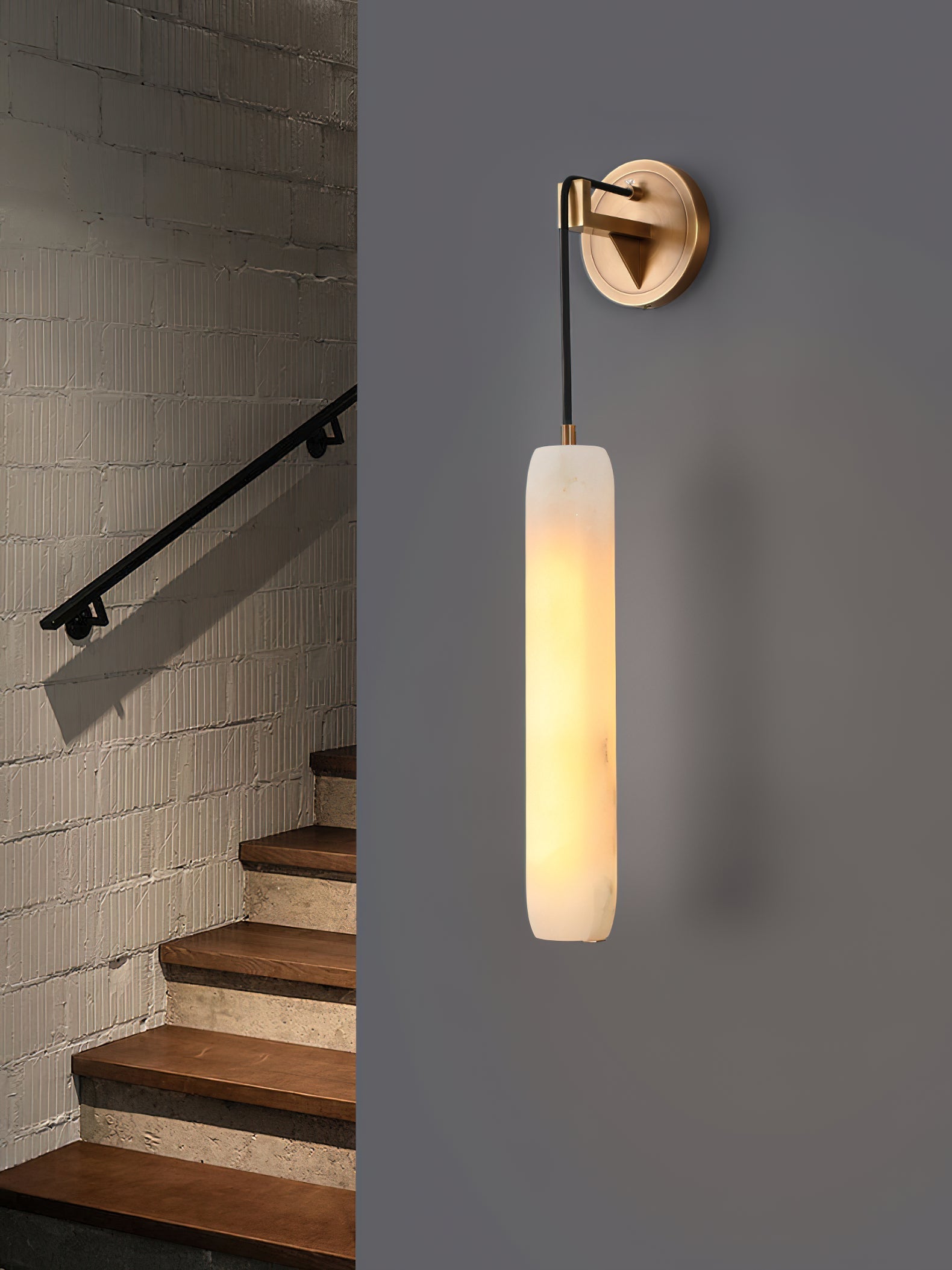 Alabaster Individual Creativity Flute Wall Lamp - Neutralighting