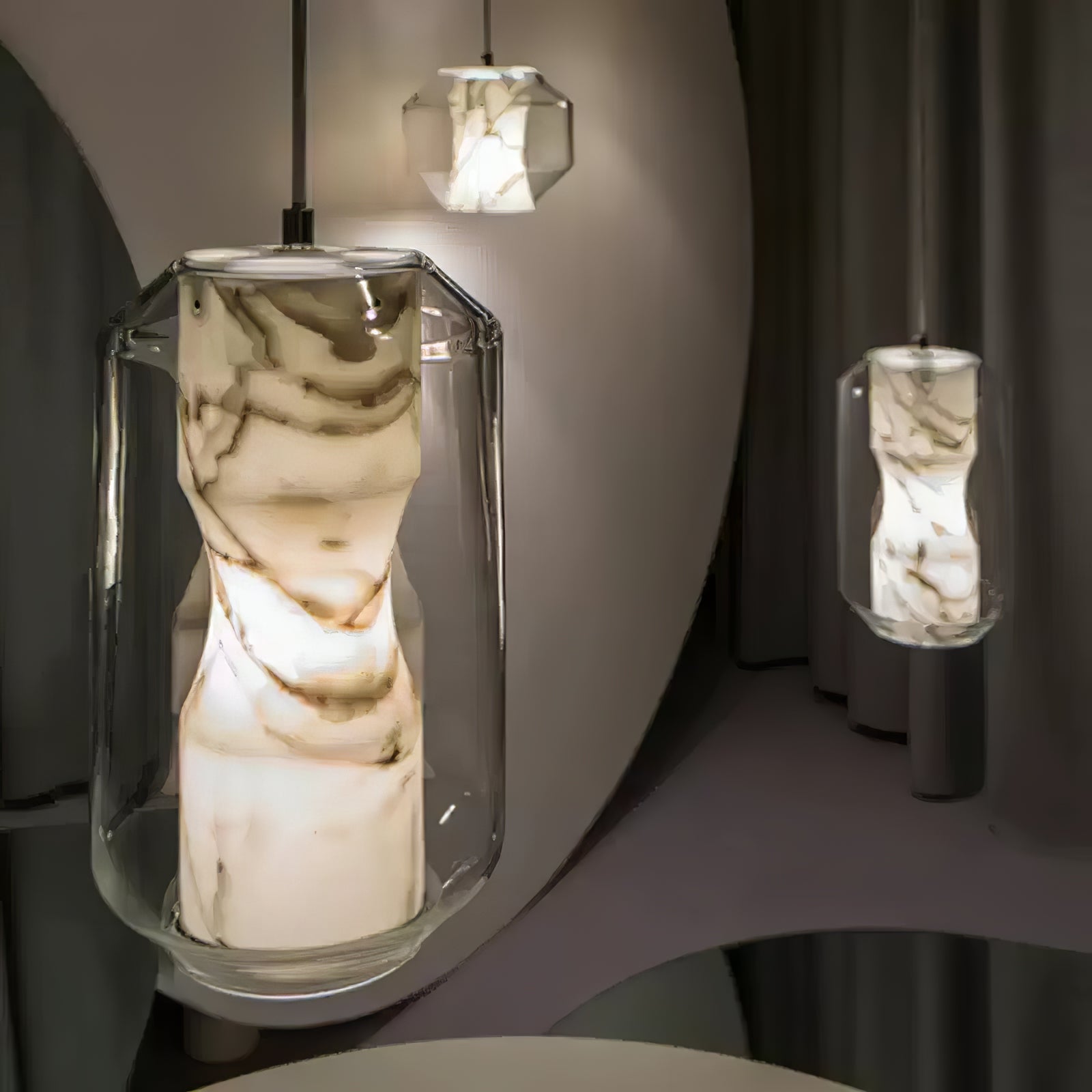 Elaris Alabaster Pendant Light - Neutralighting