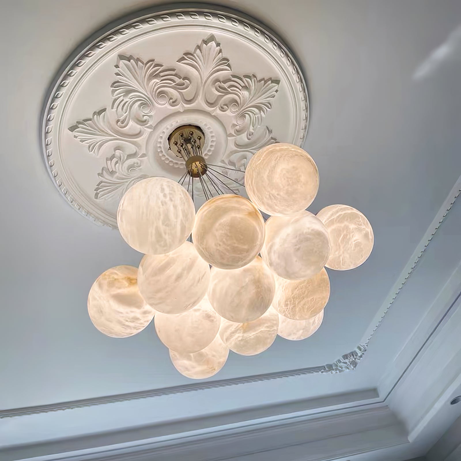 Zovenila Alabaster Chandelier - Neutralighting