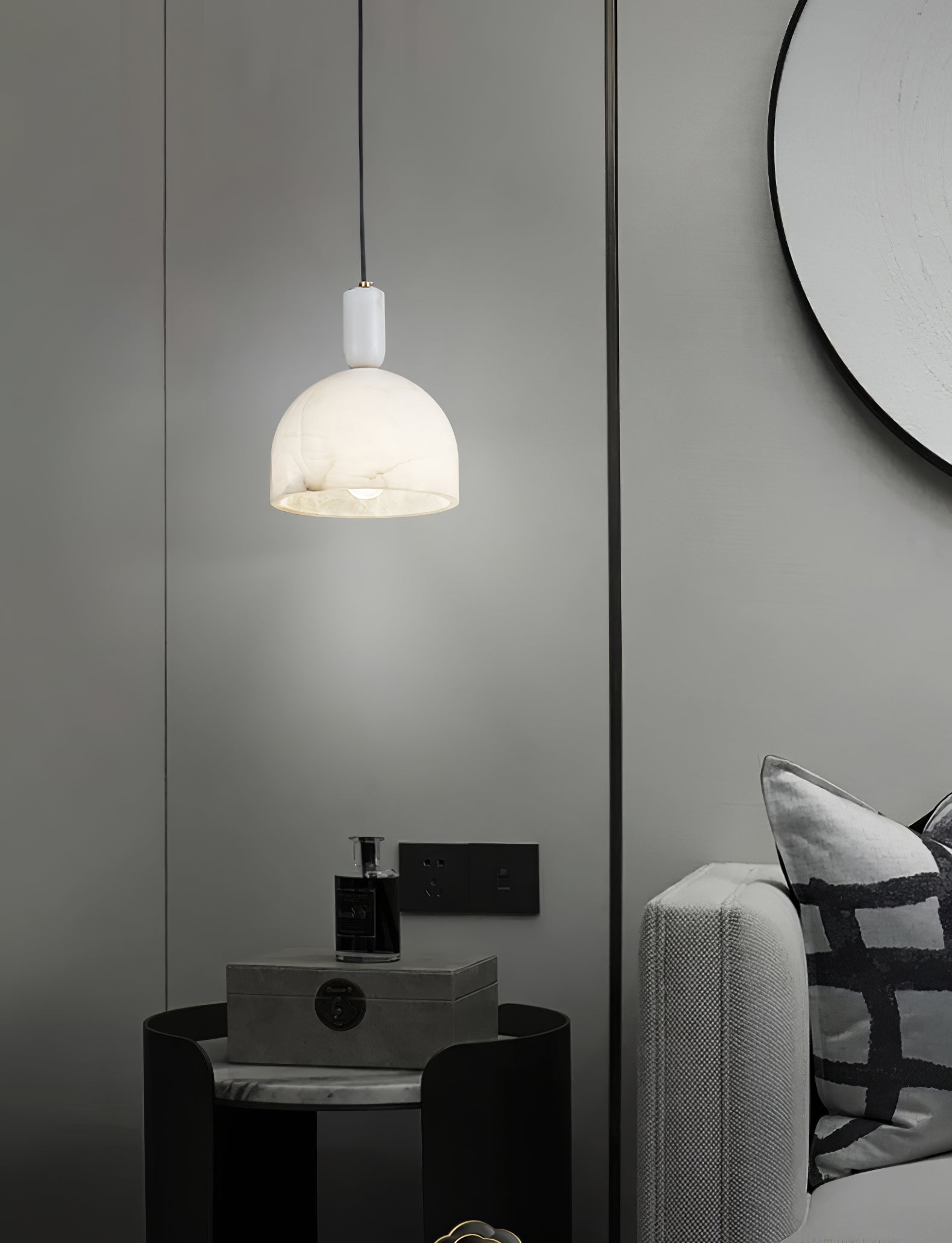 Culiror Minimalist Alabaster Pendant Light - Neutralighting