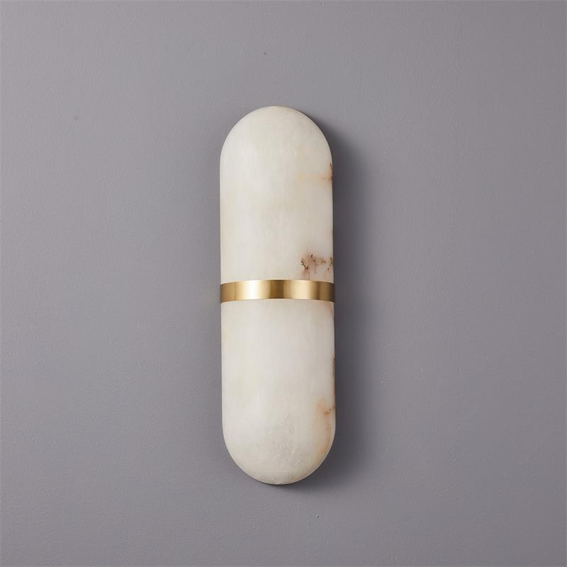 Ostruvyd Luxury Pill Alabaster Wall Lamp - Neutralighting