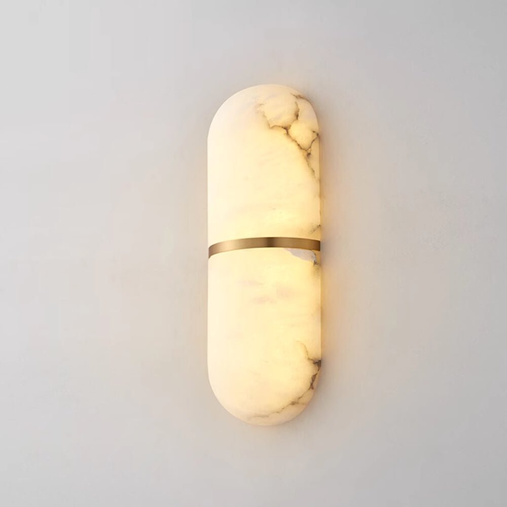 Vitheion Minimalist Alabaster Wall Light - Neutralighting