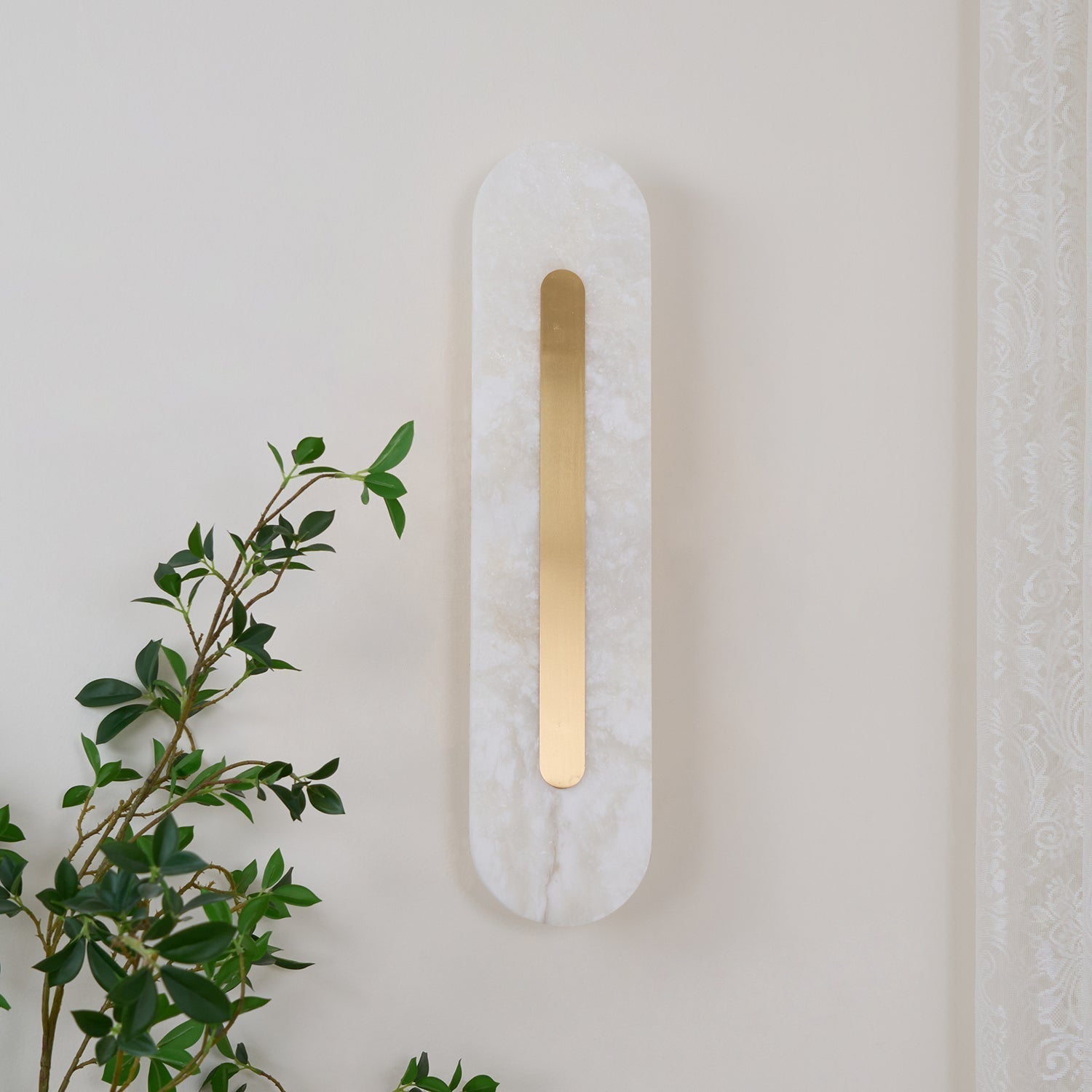 Hurn Alabaster Rounded Wall Lamp - Neutralighting
