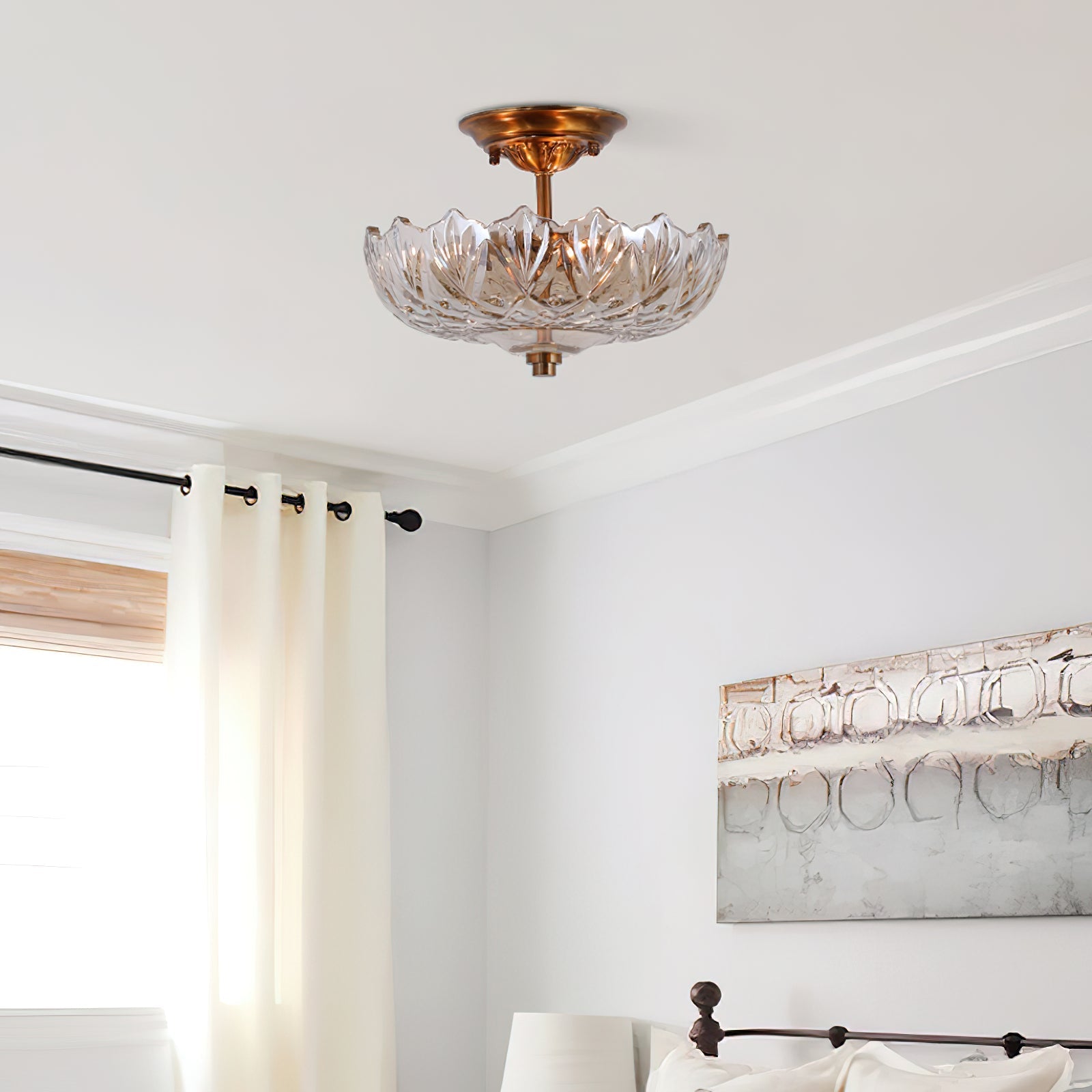Qvistuvyi Postmodern Luxury Glass Ceiling Lamp - Neutralighting
