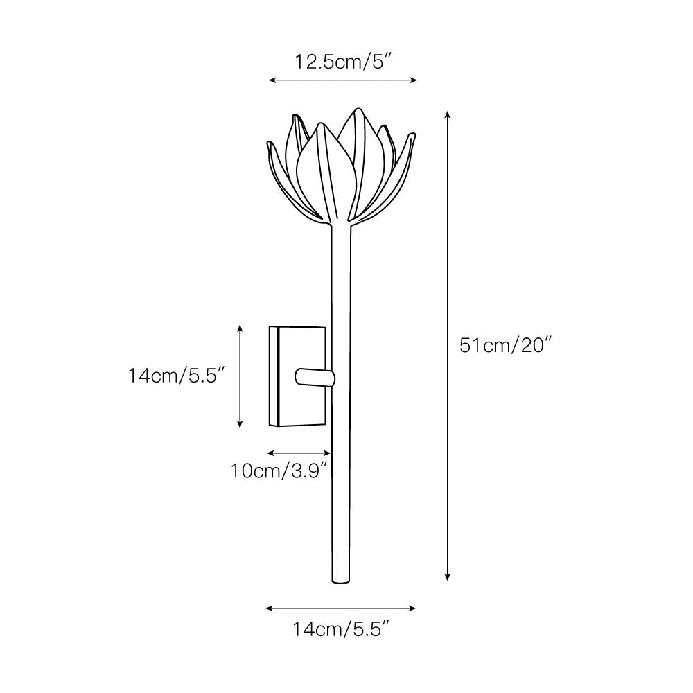 Ulfuvyn Modern Minimalist Brass Wall Lamp - Neutralighting