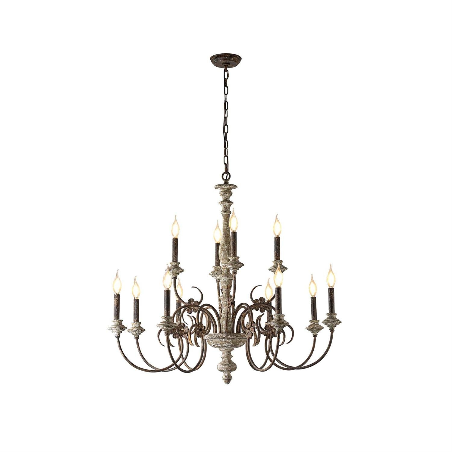 Waegnuvyn Traditional Candle Metal Chandelier - Neutralighting
