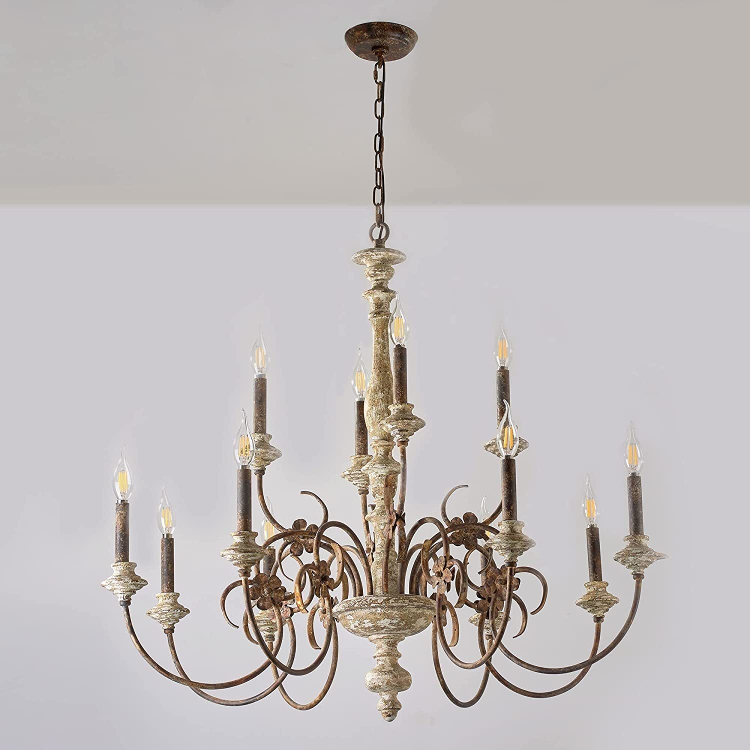 Waegnuvyn Traditional Candle Metal Chandelier - Neutralighting