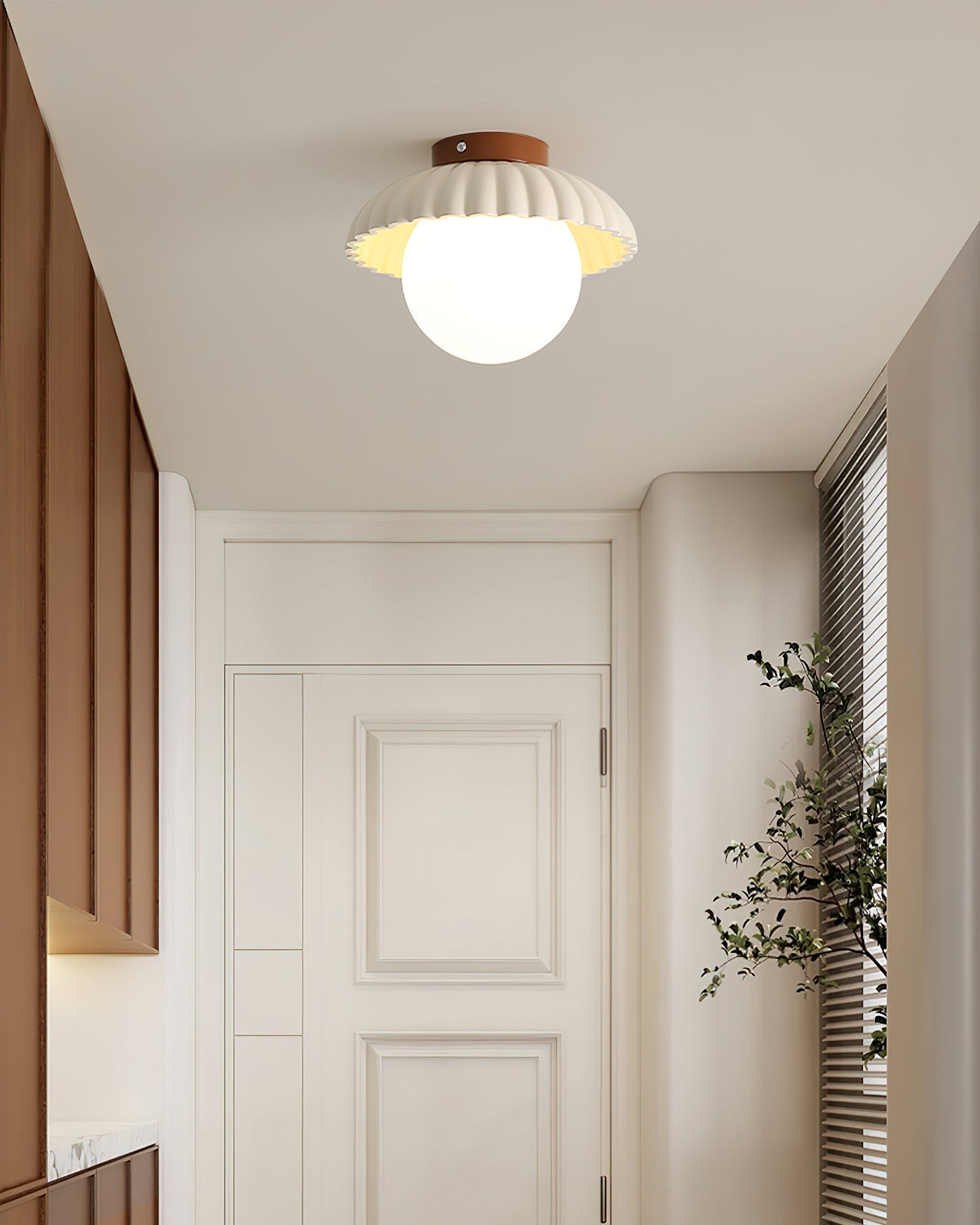 Scallop Glow Flush Mount Ceiling Light - Neutralighting