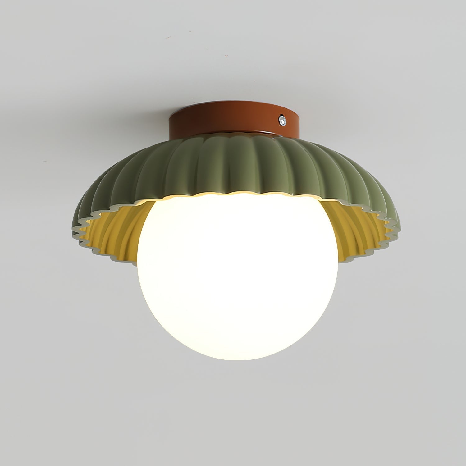 Scallop Glow Flush Mount Ceiling Light - Neutralighting