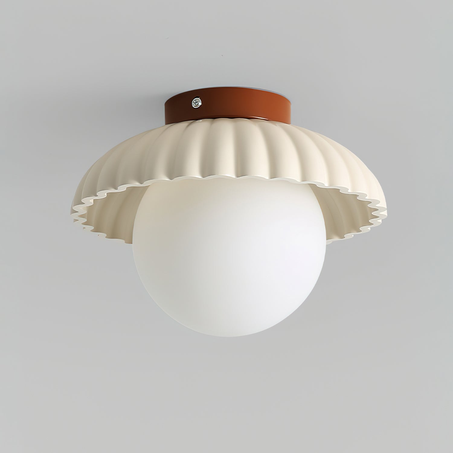 Scallop Glow Flush Mount Ceiling Light - Neutralighting